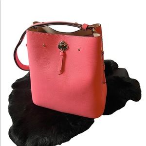 Kate spade NWT light pink and golden shoulder purse